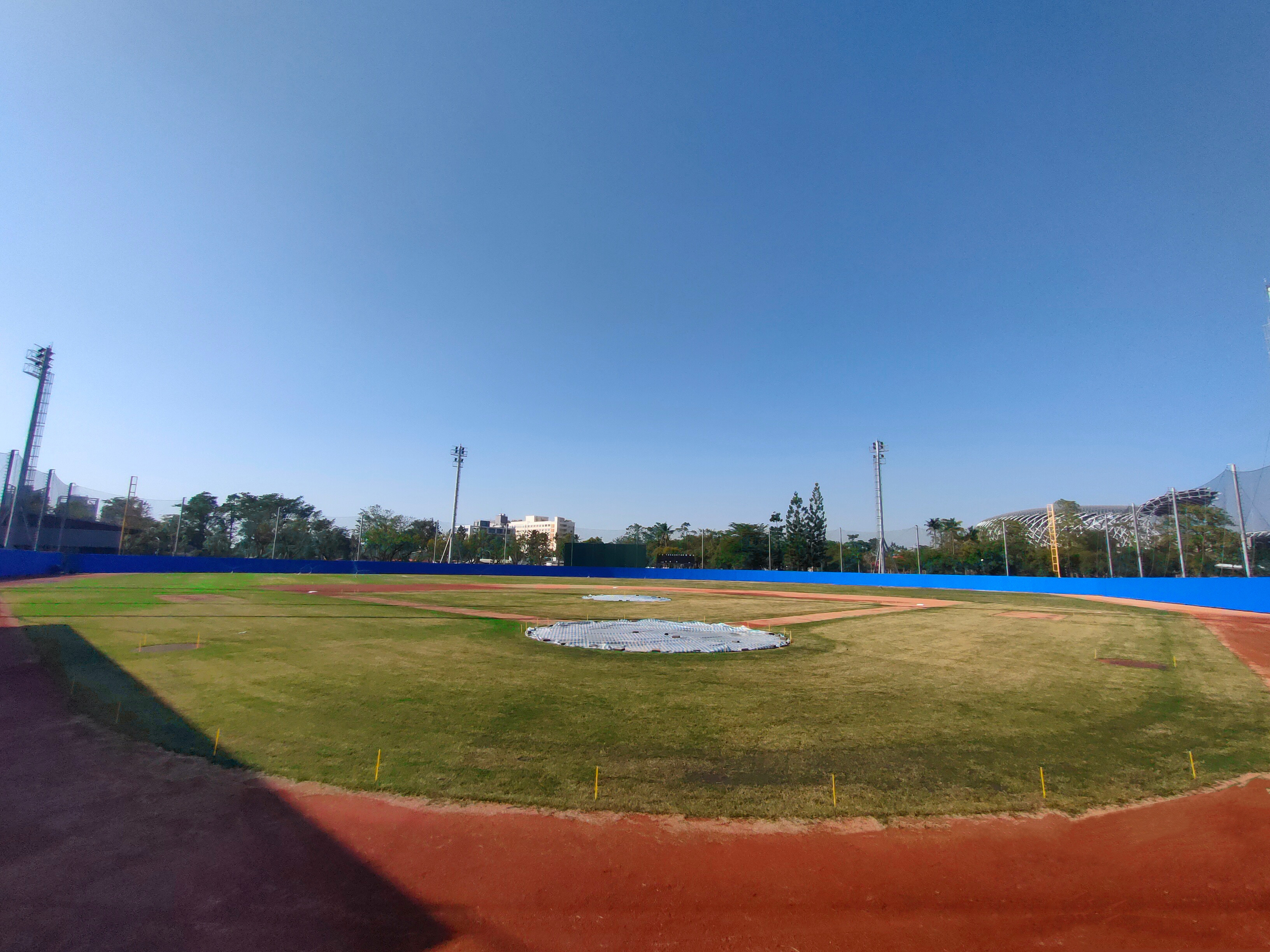 (圖)National Sports Training Center baseball practice field.